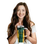 custom baylor bears hexagon armor green curved tumbler best selling.webp