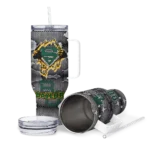 custom baylor bears superman shield green gray curved tumbler best selling.webp