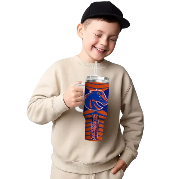custom boise state broncos chevron layers orange curved tumbler latest model.webp
