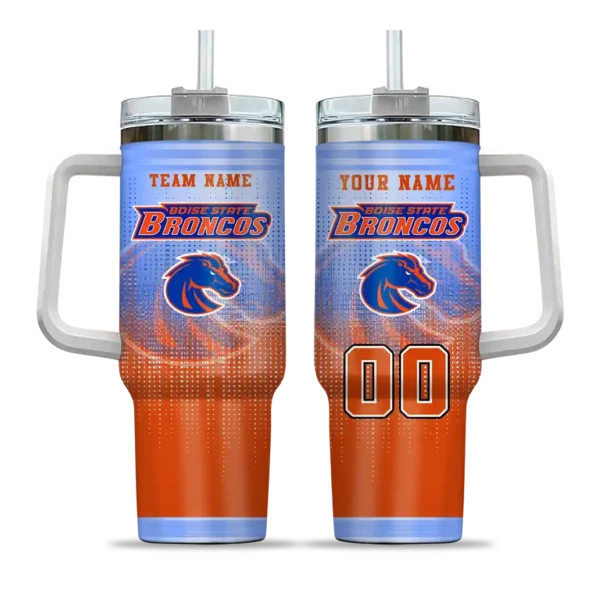 custom boise state broncos gradient dots orange curved tumbler best selling.webp