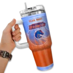 custom boise state broncos gradient dots orange curved tumbler best selling.webp