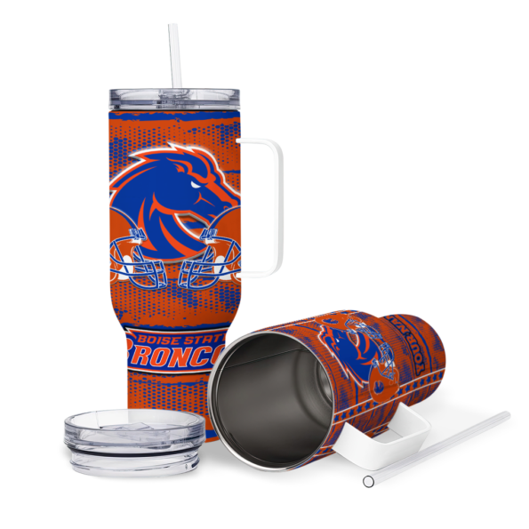 custom boise state broncos honey streaks orange curved tumbler high quality.webp