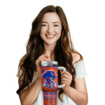 custom boise state broncos honey streaks orange curved tumbler best selling.webp