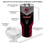 custom boston college eagles arrow armor maroon black curved tumbler best selling.webp