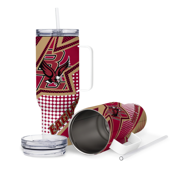 custom boston college eagles arrow burst maroon curved tumbler high quality.webp