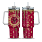 custom boston college eagles bullseye drips maroon curved tumbler best selling.webp