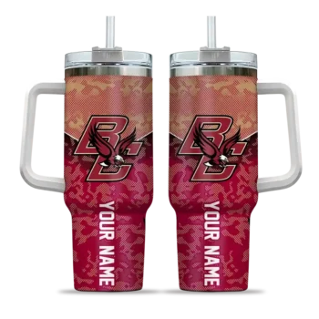 custom boston college eagles chevron stripe maroon curved tumbler best selling.webp