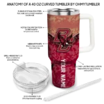 custom boston college eagles chevron stripe maroon curved tumbler best selling.webp