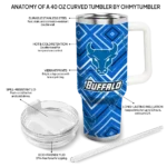 custom buffalo bulls bold diamonds royal blue curved tumbler best selling.webp