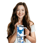 custom buffalo bulls camo mashup royal blue white curved tumbler best selling.webp