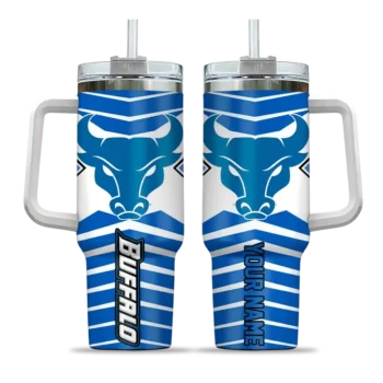 custom buffalo bulls chevron layers royal blue curved tumbler best selling.webp