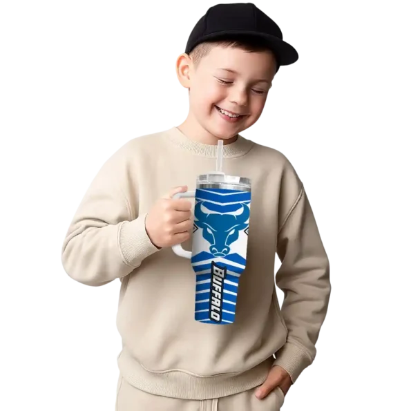 custom buffalo bulls chevron layers royal blue curved tumbler latest model.webp