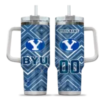 custom byu cougars bold diamonds blue curved tumbler best selling.webp