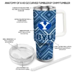 custom byu cougars bold diamonds blue curved tumbler best selling.webp