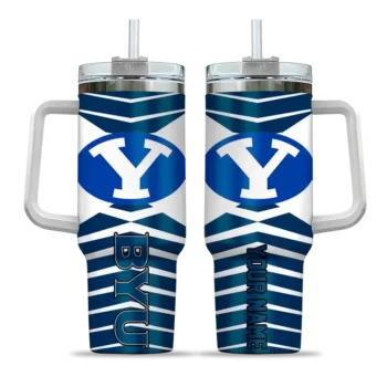 custom byu cougars chevron layers blue curved tumbler best selling.webp