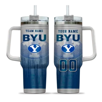 custom byu cougars gradient dots blue curved tumbler best selling.webp