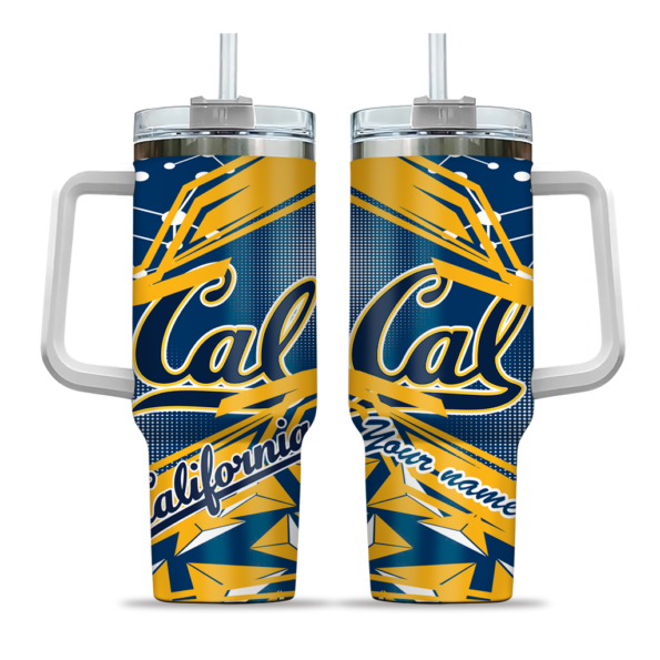 custom california golden bears abstract paths blue curved tumbler best selling.webp