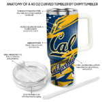 custom california golden bears abstract paths blue curved tumbler best selling.webp
