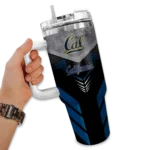 custom california golden bears arrow armor blue black curved tumbler best selling.webp