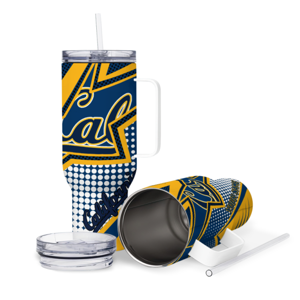 custom california golden bears arrow burst blue curved tumbler high quality.webp