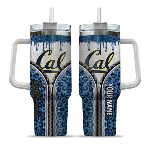 custom california golden bears leopard zipper blue curved tumbler best selling.webp