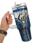 custom california golden bears leopard zipper blue curved tumbler best selling.webp