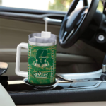 custom charlotte 49ers honey streaks green curved tumbler best selling.webp