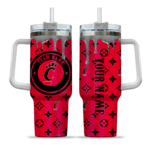 custom cincinnati bearcats bullseye drips red curved tumbler best selling.webp