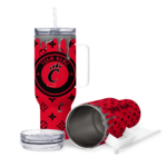 custom cincinnati bearcats bullseye drips red curved tumbler best selling.webp
