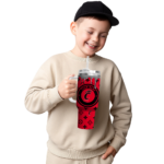 custom cincinnati bearcats bullseye drips red curved tumbler best selling.webp