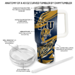 custom fiu panthers abstract paths blue curved tumbler best selling.webp