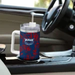 custom florida atlantic owls burst swirl blue curved tumbler best selling.webp