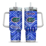 custom florida gators bold diamonds blue curved tumbler best selling.webp