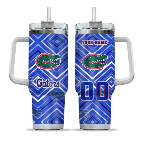 custom florida gators bold diamonds blue curved tumbler best selling.webp