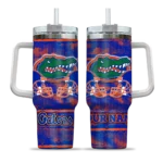 custom florida gators honey streaks blue curved tumbler best selling.webp