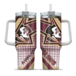 custom florida state seminoles arrow burst garnet curved tumbler best selling.webp