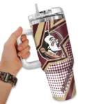 custom florida state seminoles arrow burst garnet curved tumbler best selling.webp