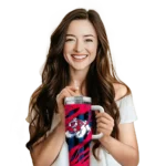 custom fresno state bulldogs claw cut red black curved tumbler best selling.webp