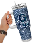 custom georgetown hoyas bold diamonds blue curved tumbler best selling.webp