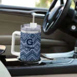 custom georgetown hoyas bold diamonds blue curved tumbler best selling.webp