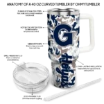 custom georgetown hoyas camo mashup blue white curved tumbler best selling.webp