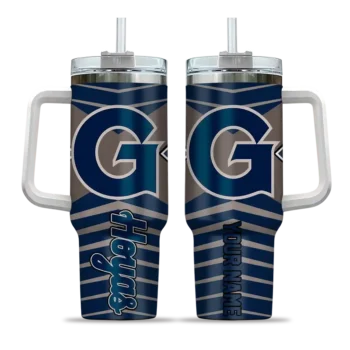 custom georgetown hoyas chevron layers blue curved tumbler best selling.webp