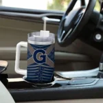 custom georgetown hoyas chevron layers blue curved tumbler best selling.webp