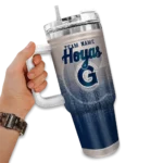 custom georgetown hoyas gradient dots blue curved tumbler best selling.webp