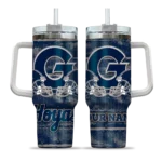 custom georgetown hoyas honey streaks blue curved tumbler best selling.webp