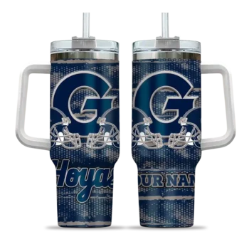 custom georgetown hoyas honey streaks blue curved tumbler best selling.webp