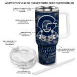custom georgetown hoyas honey streaks blue curved tumbler best selling.webp