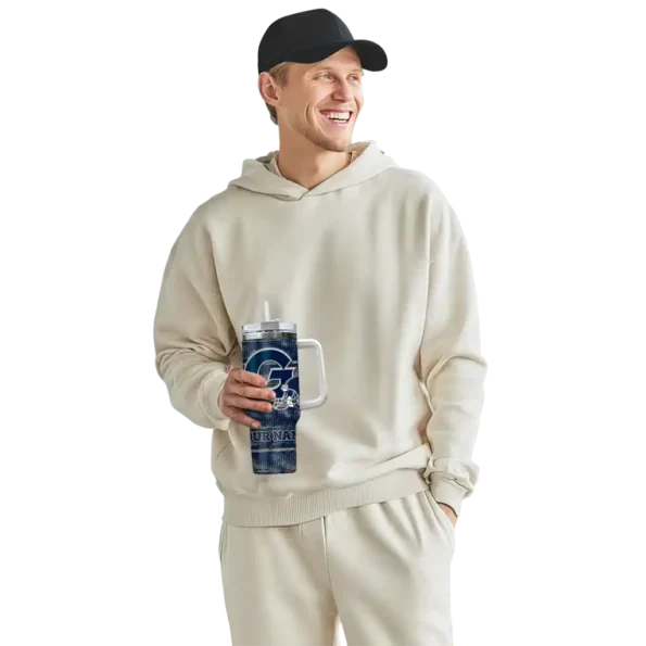 custom georgetown hoyas honey streaks blue curved tumbler top rated.webp