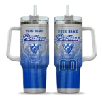 custom georgia state panthers gradient dots blue curved tumbler best selling.webp