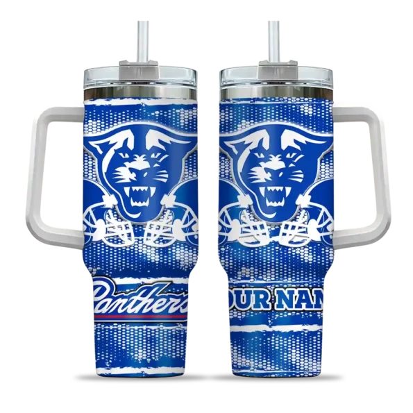 custom georgia state panthers honey streaks blue curved tumbler best selling.webp